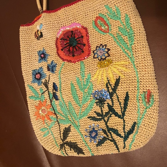 Vintage Petro Zillio Hand Sewn Embroidered Sequined Bag - Picture 3 of 11